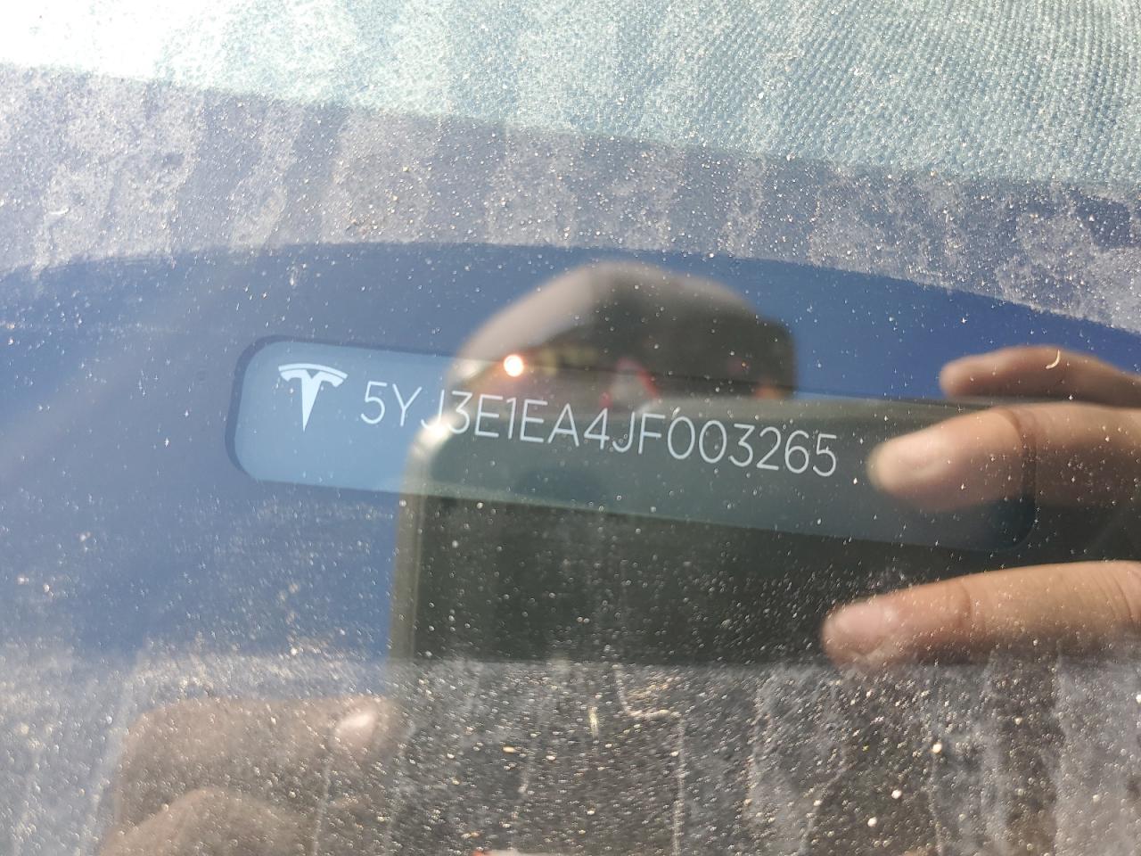 2018 Tesla Model 3 VIN: 5YJ3E1EA4JF003265 Lot: 69697805