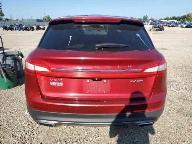 Паркетники LINCOLN MKX 2016 Красный