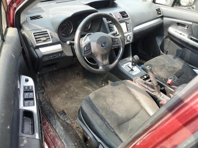  SUBARU IMPREZA 2016 Czerwony