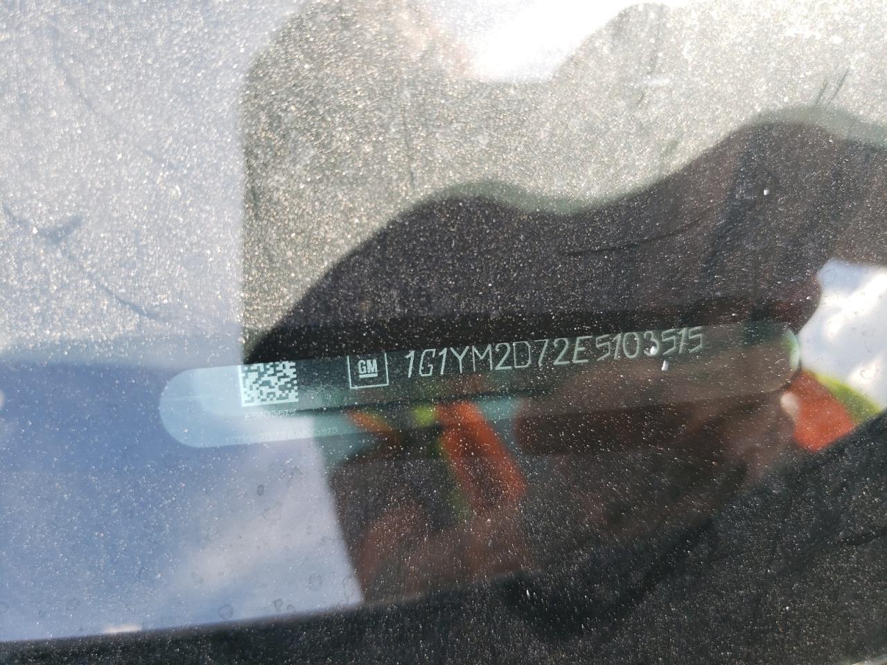 2014 Chevrolet Corvette Stingray Z51 3Lt VIN: 1G1YM2D72E5103515 Lot: 69300025