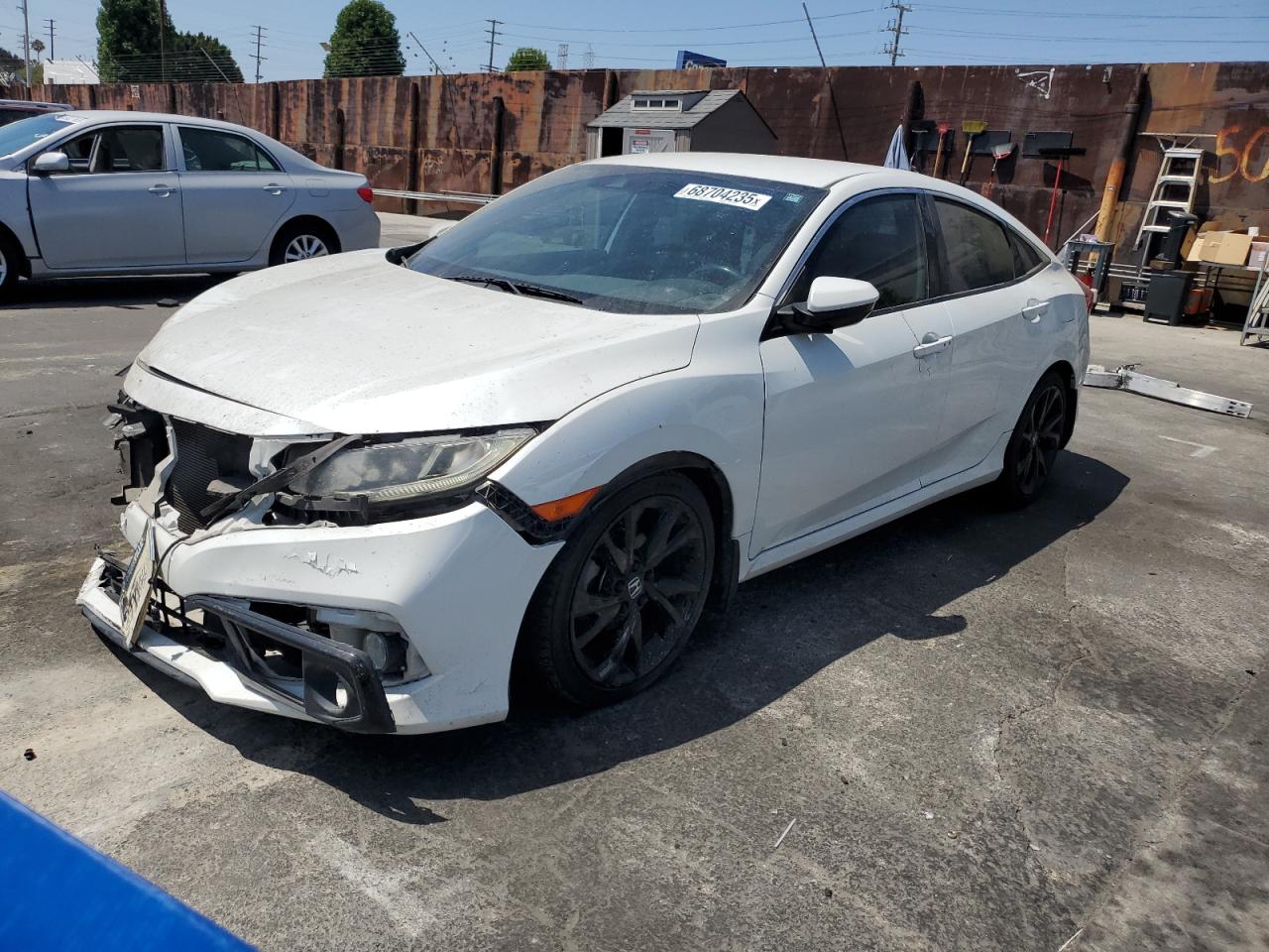 2019 Honda Civic Sport white null gas 19XFC2F8XKE015819 photo #1
