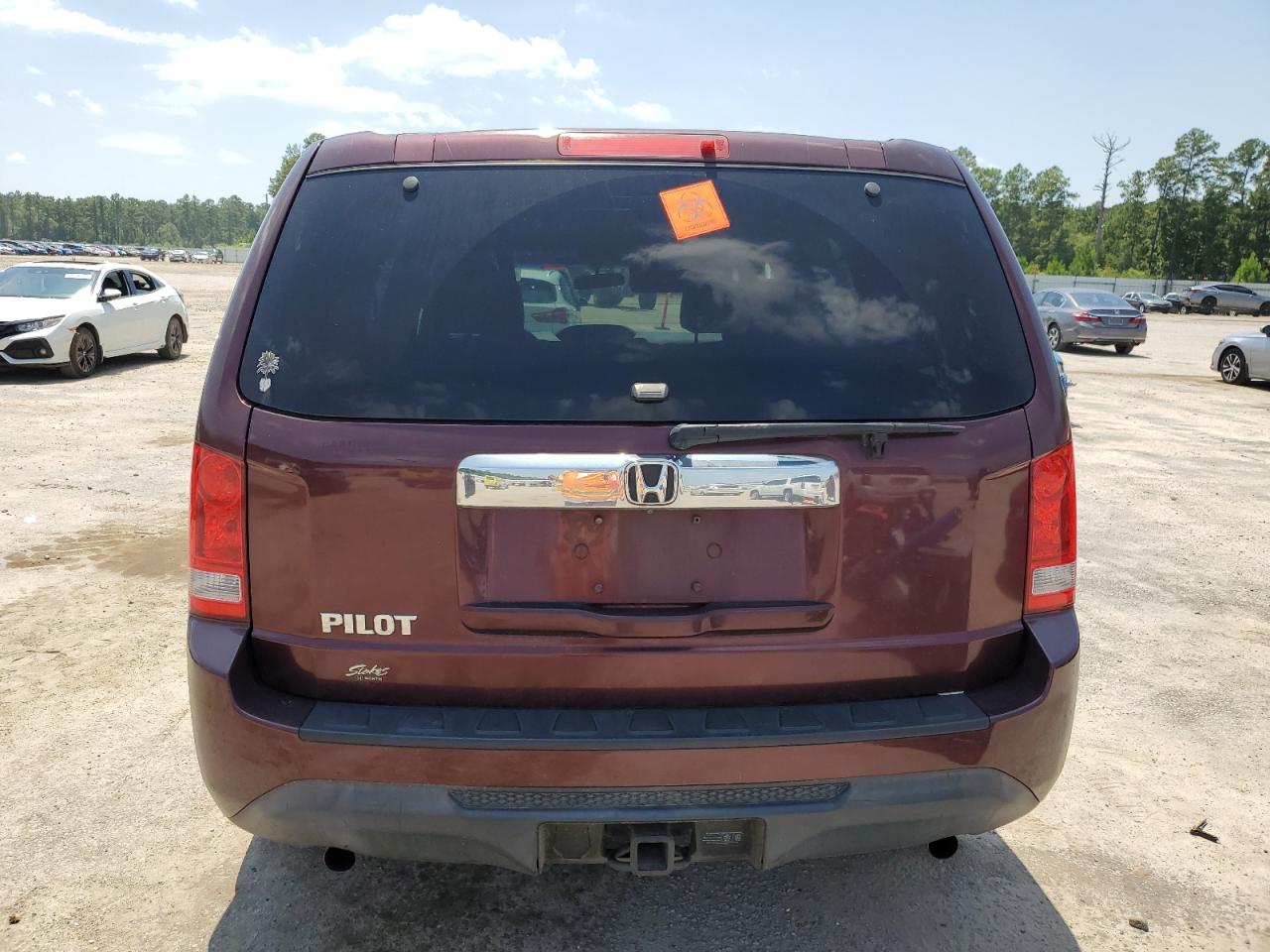 2013 Honda Pilot Lx VIN: 5FNYF3H28DB044540 Lot: 68875965