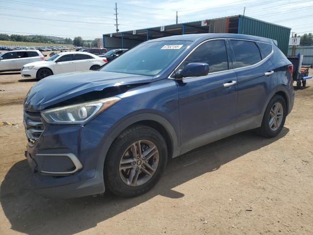  HYUNDAI SANTA FE 2018 Синий