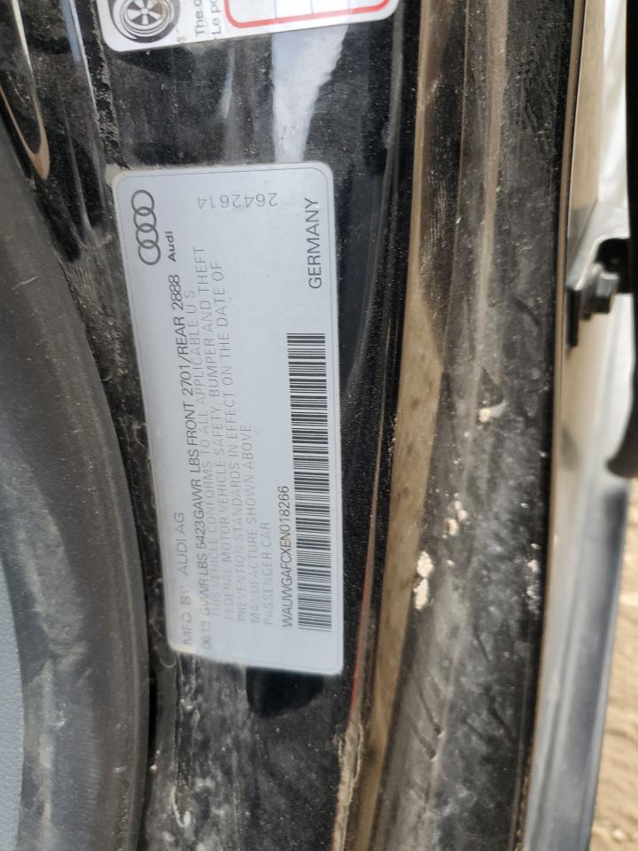 2014 Audi A7 Premium Plus VIN: WAUWGAFCXEN018266 Lot: 69325185