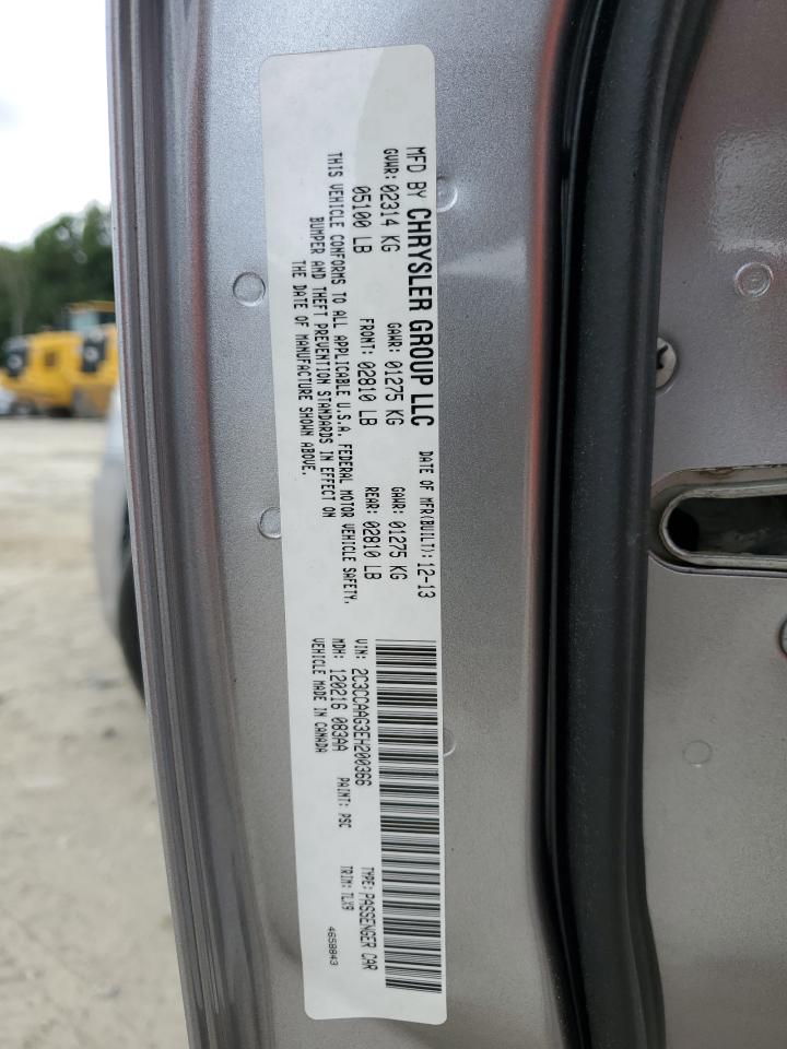 2014 Chrysler 300 VIN: 2C3CCAAG3EH200366 Lot: 67297935