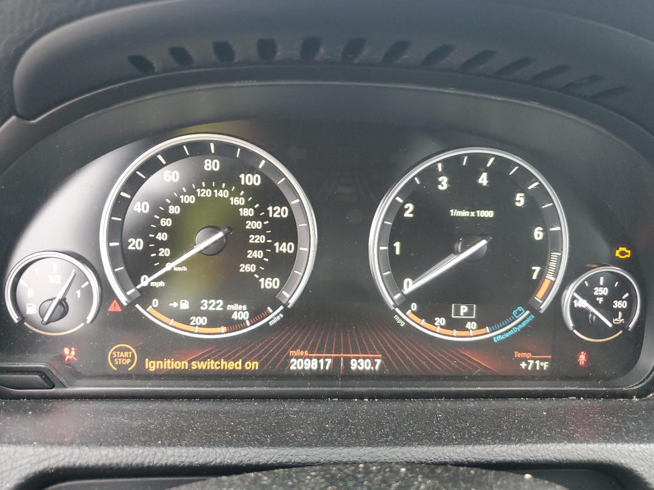 2011 BMW 535 Xigt VIN: WBASP2C58BC337716 Lot: 67675905