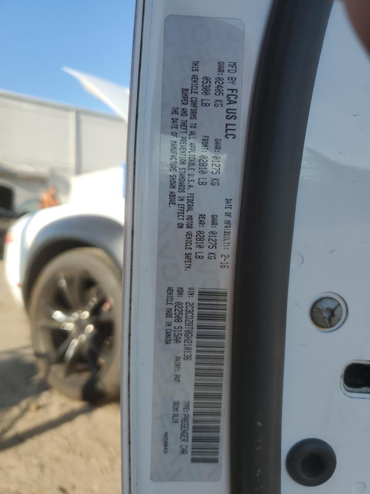 2016 Dodge Challenger R/T VIN: 2C3CDZBT0GH210136 Lot: 70772425