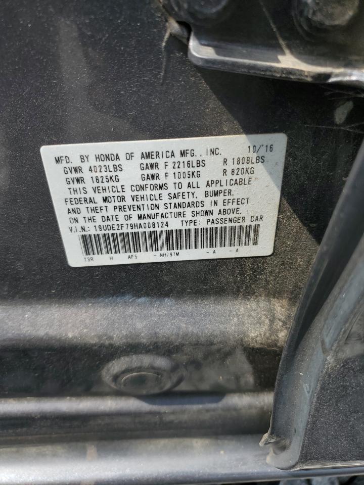 2017 Acura Ilx Premium VIN: 19UDE2F79HA008124 Lot: 67626475