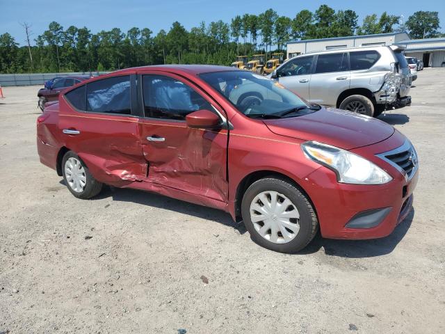 Sedans NISSAN VERSA 2016 Red