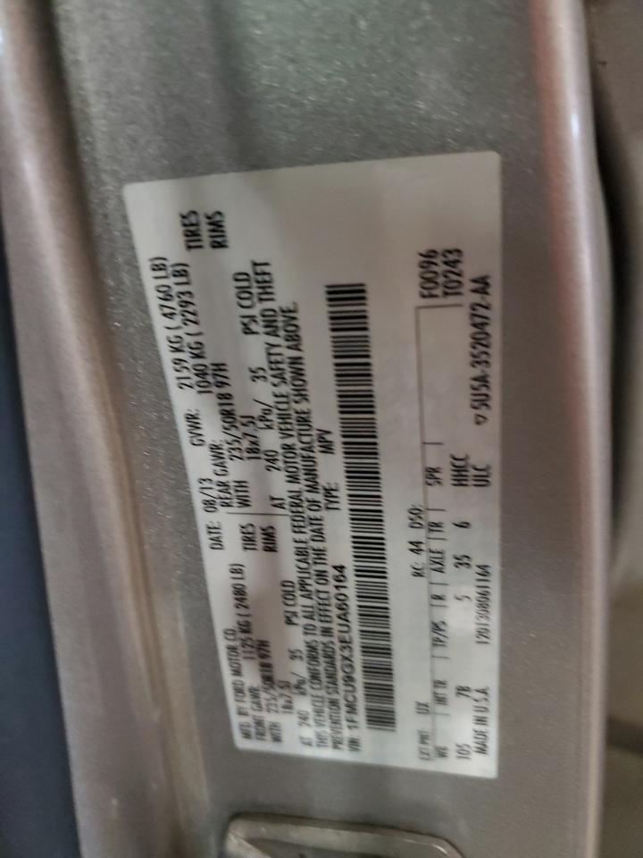 2014 Ford Escape Se VIN: 1FMCU9GX3EUA60164 Lot: 68256395