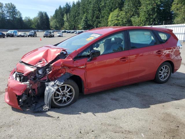  TOYOTA PRIUS 2014 Red