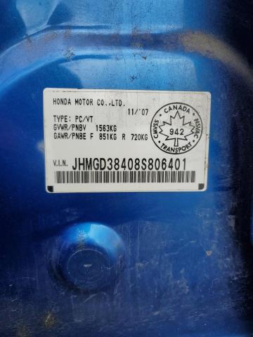 2008 HONDA FIT   