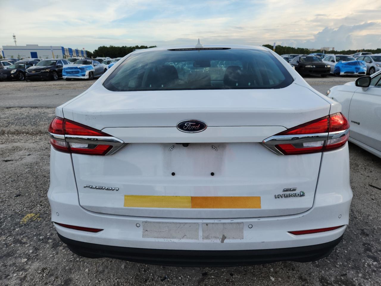 2019 Ford Fusion Se VIN: 3FA6P0LUXKR119297 Lot: 54041595