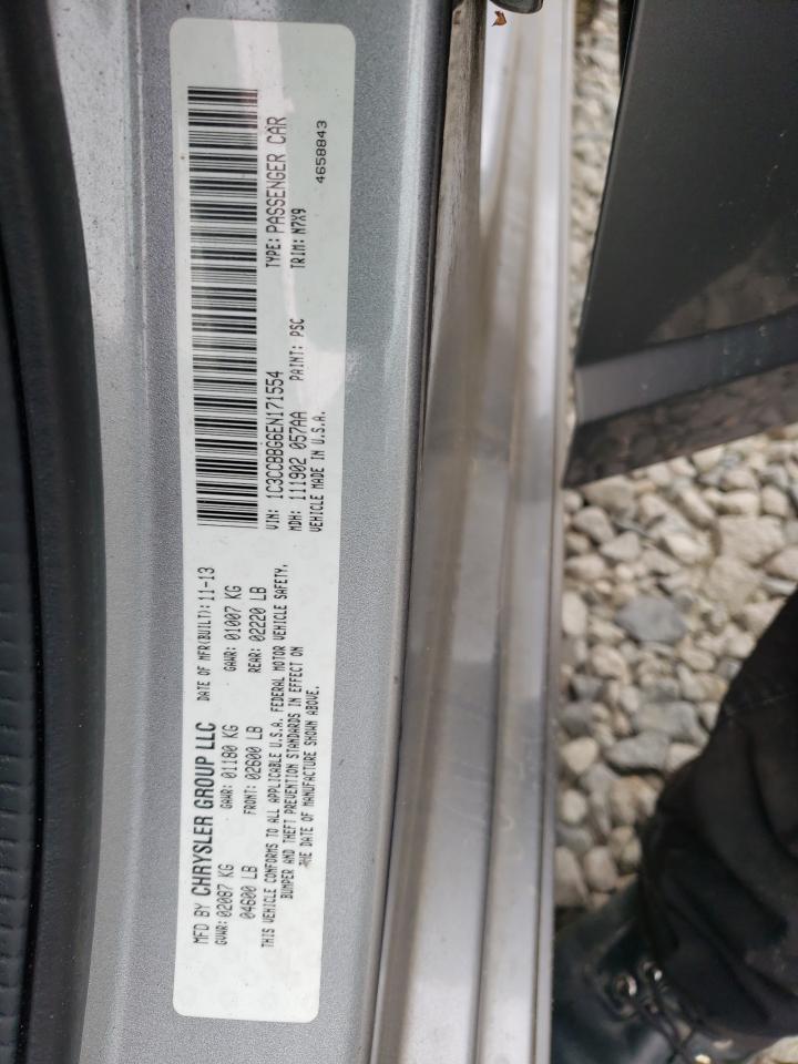 2014 Chrysler 200 Touring VIN: 1C3CCBBG6EN171554 Lot: 70752615