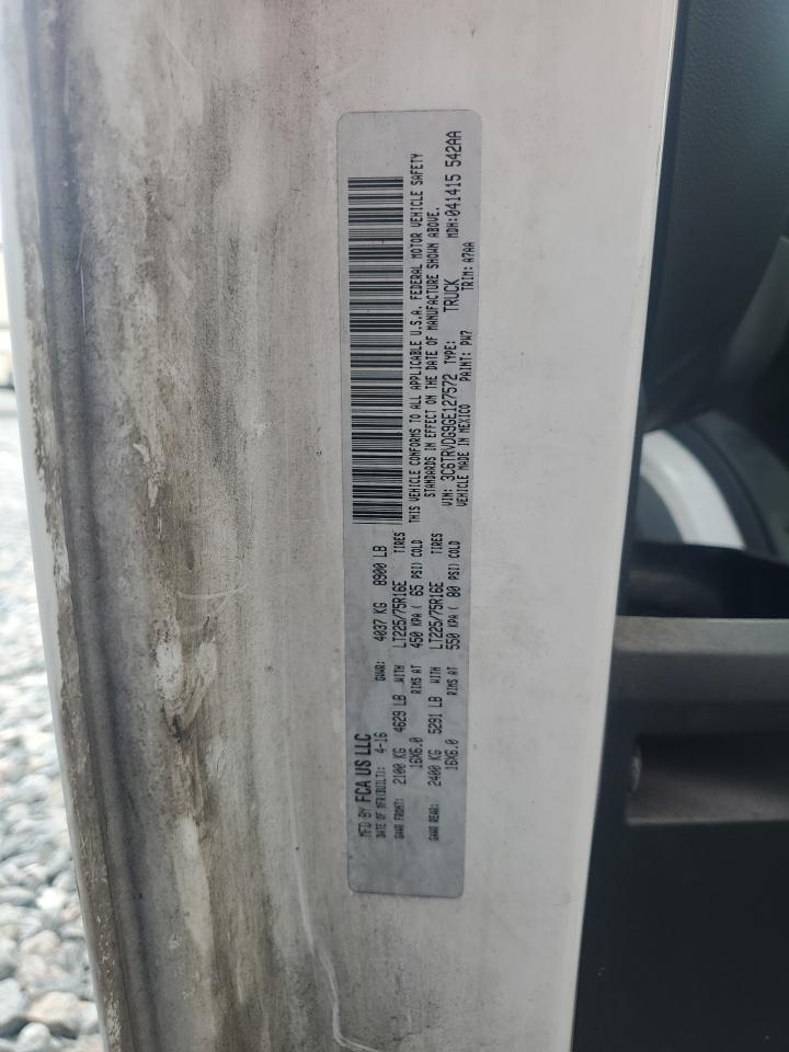 2016 Ram Promaster 2500 2500 High VIN: 3C6TRVDG9GE127572 Lot: 68098155