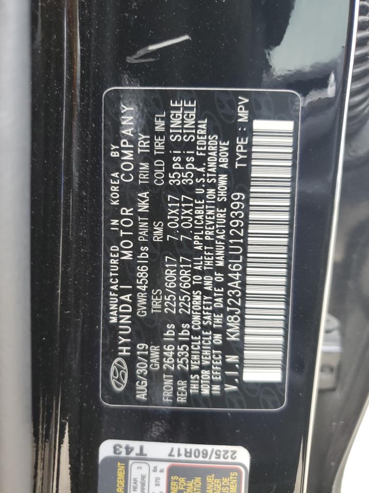 KM8J23A46LU129399 2020 Hyundai Tucson Se