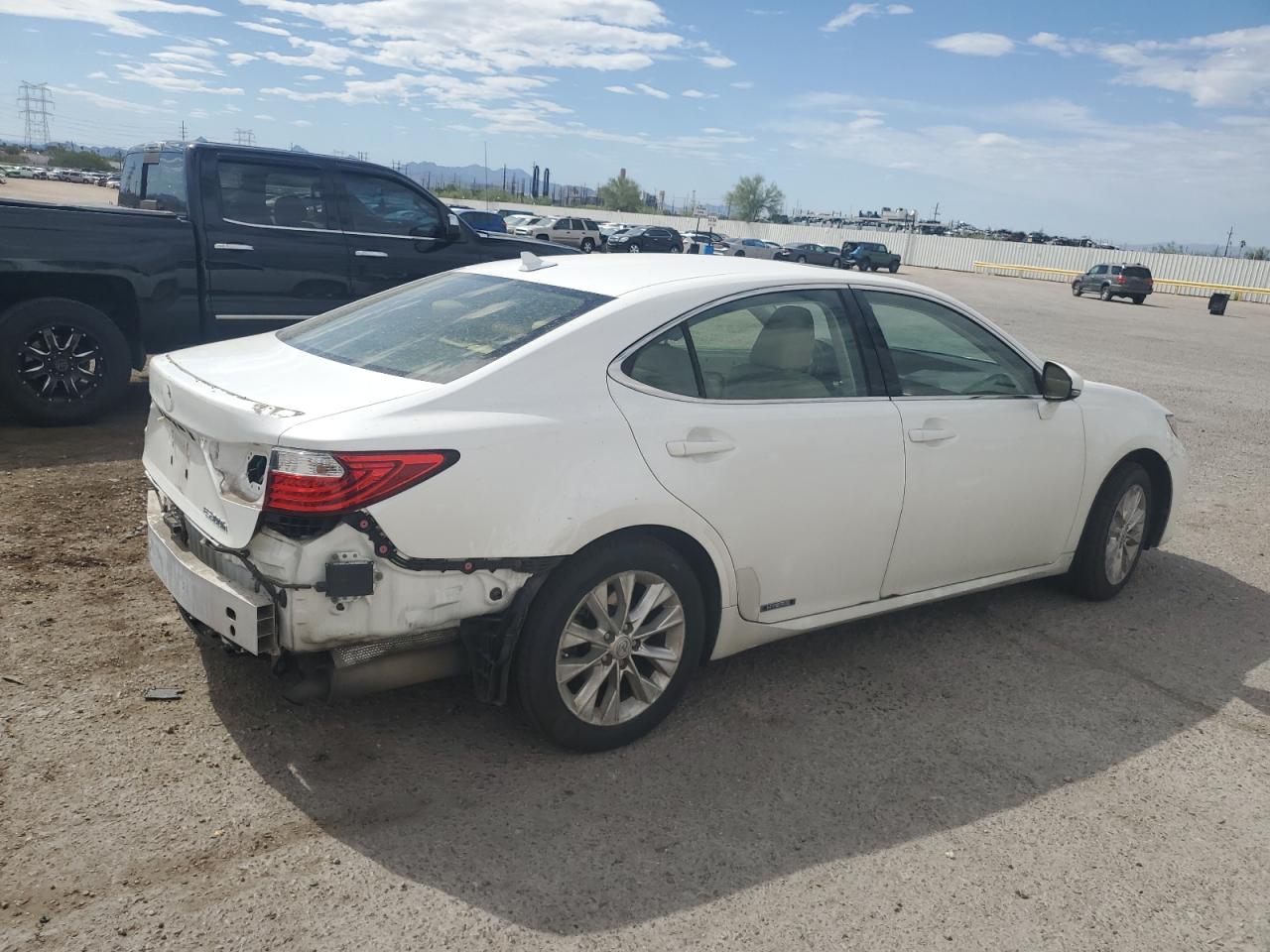 2013 Lexus Es 300H white null hybrid JTHBW1GG4D2026173 photo #4