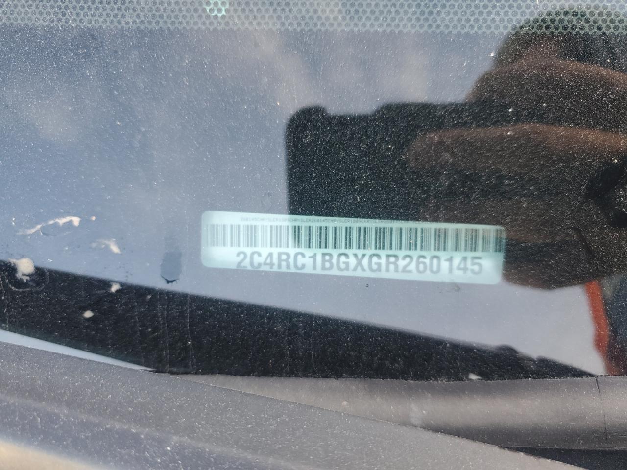 2016 Chrysler Town & Country Touring VIN: 2C4RC1BGXGR260145 Lot: 70720205