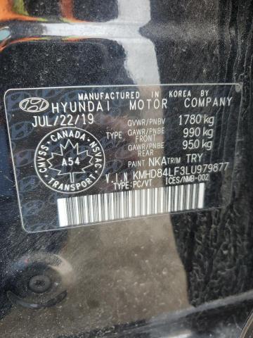 2020 HYUNDAI ELANTRA SEL  