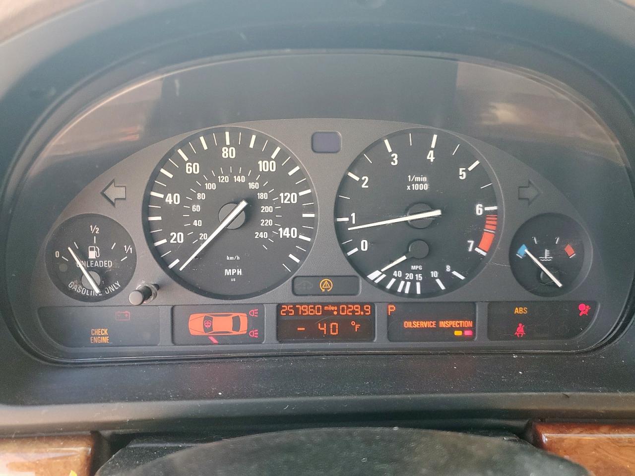 1998 BMW 528 I Automatic VIN: WBADD6325WBW48207 Lot: 68295415