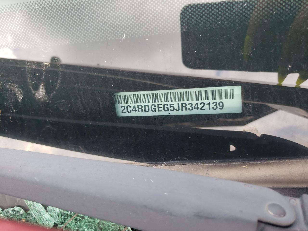 2018 Dodge Grand Caravan Gt VIN: 2C4RDGEG5JR342139 Lot: 69691975