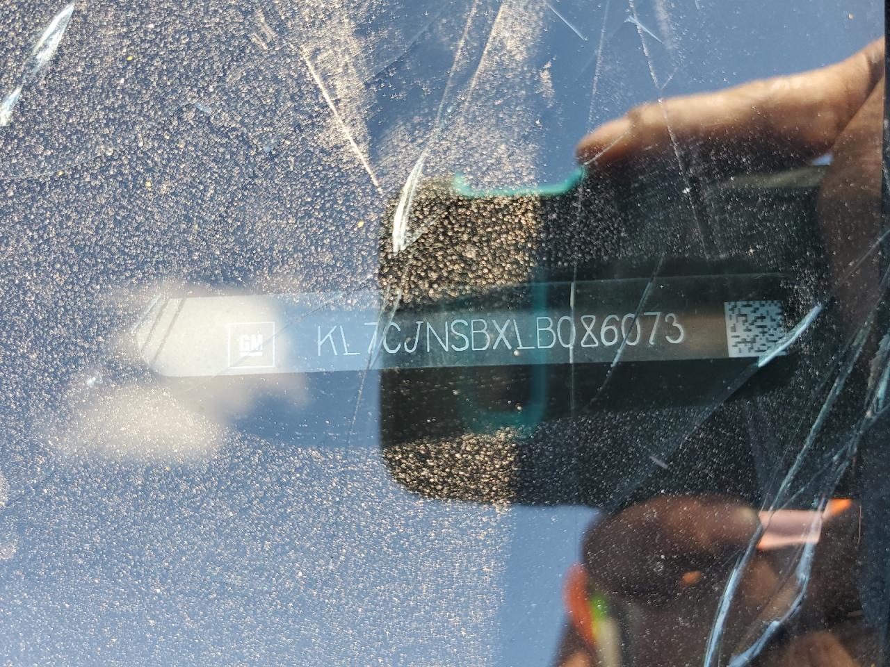 2020 Chevrolet Trax Ls VIN: KL7CJNSBXLB086073 Lot: 69884375