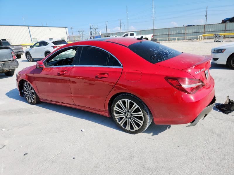  MERCEDES-BENZ CLA-CLASS 2018 Czerwony