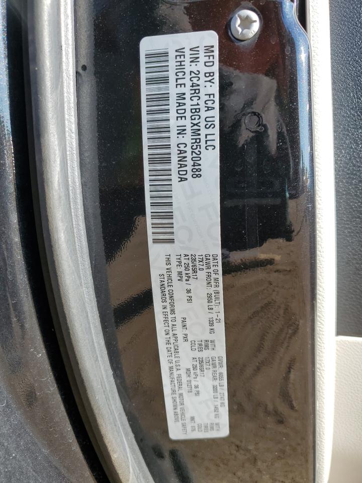 2021 Chrysler Pacifica Touring L VIN: 2C4RC1BGXMR520488 Lot: 68580795