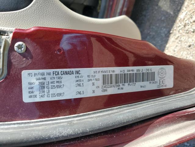 2019 DODGE GRAND CARAVAN CREW  