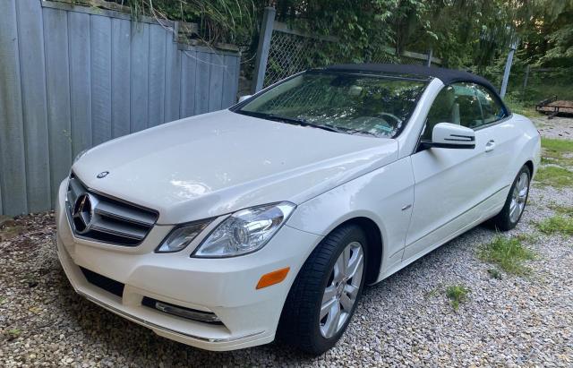 Cabriolets MERCEDES-BENZ E-CLASS 2012 Biały