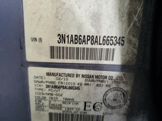 2010 NISSAN SENTRA 2.0  