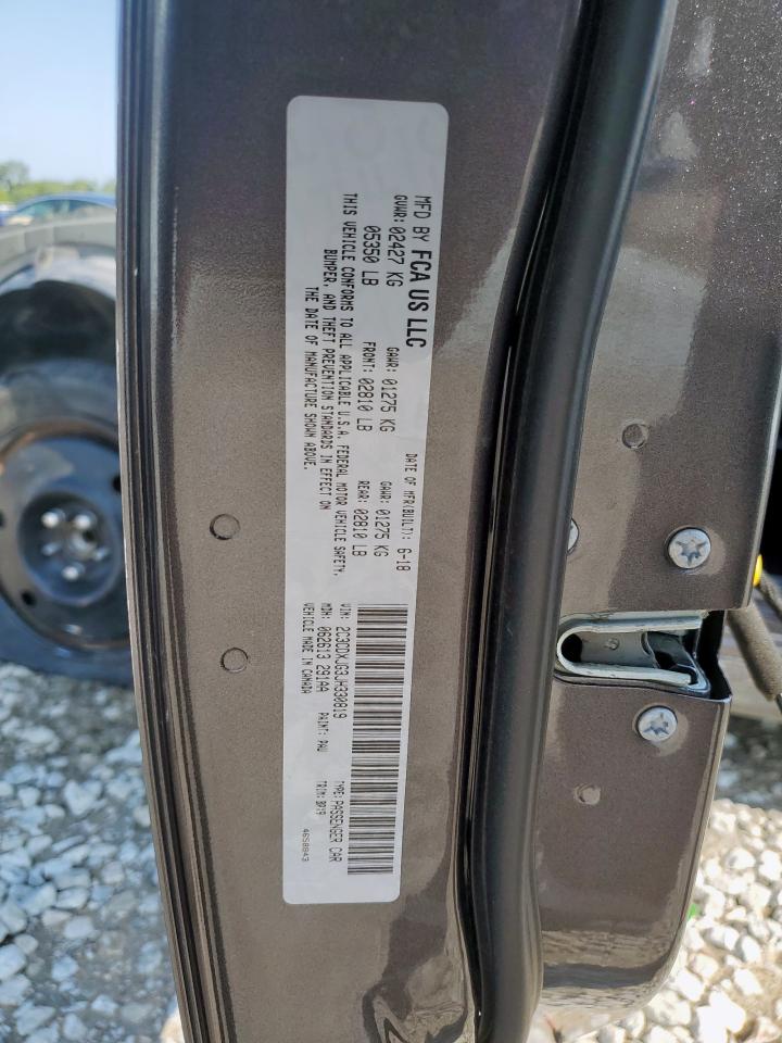 2018 Dodge Charger Gt VIN: 2C3CDXJG3JH330819 Lot: 69655905