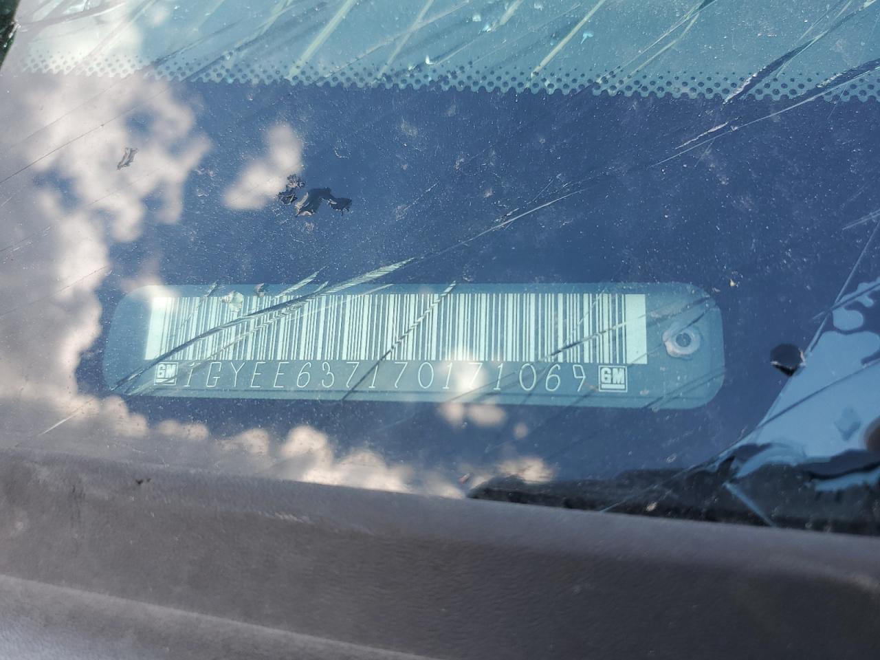 2007 Cadillac Srx VIN: 1GYEE637170171069 Lot: 69695575