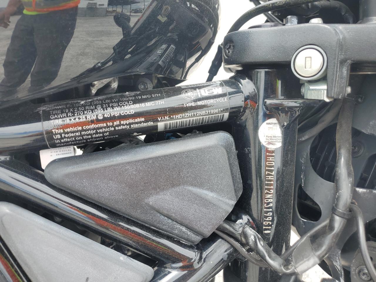 2022 Harley-Davidson Rh975 VIN: 1HD1ZH112NB319961 Lot: 67083905