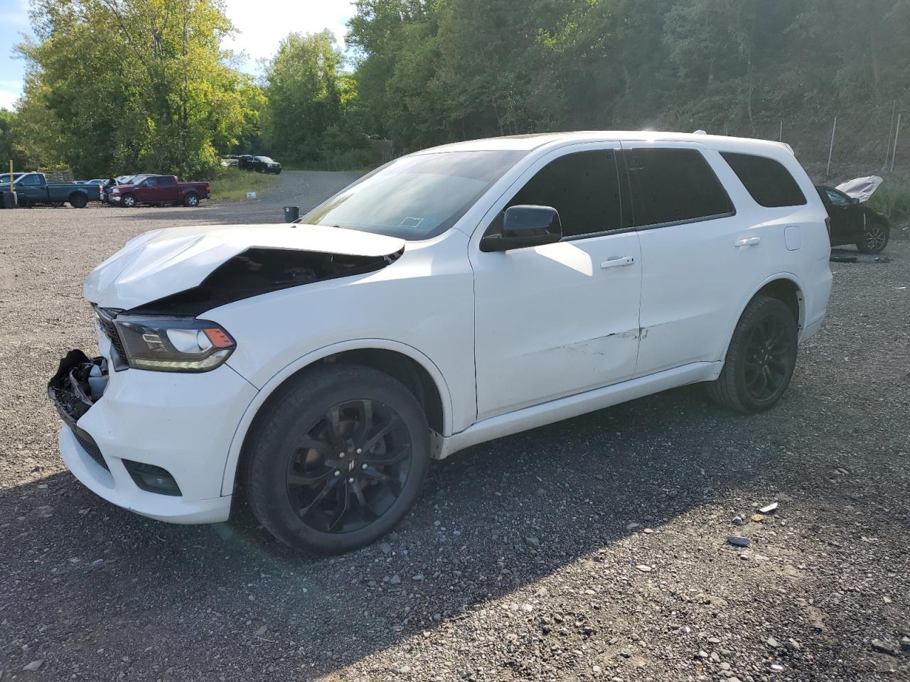 2020 Dodge Durango Gt white null flexible 1C4RDJDG3LC142256 photo #1