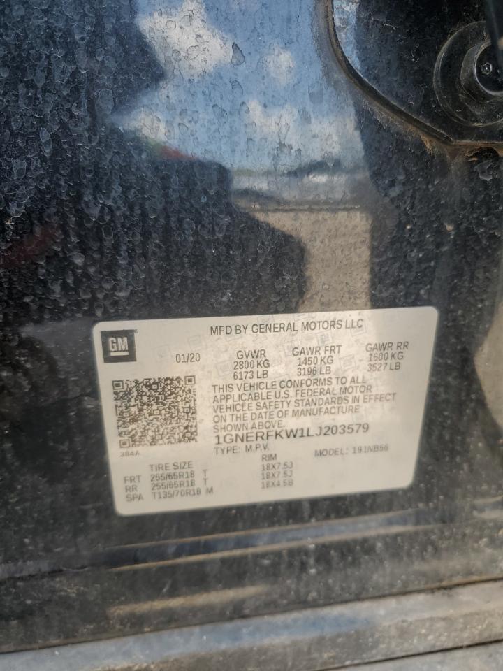 2020 Chevrolet Traverse Ls VIN: 1GNERFKW1LJ203579 Lot: 68931905