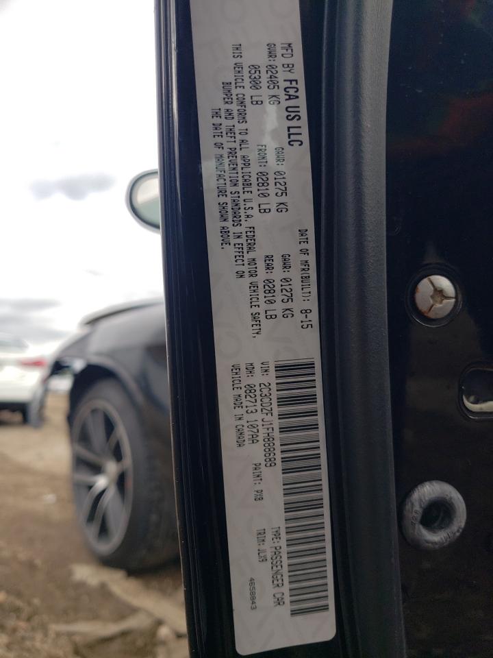 2015 Dodge Challenger R/T Scat Pack VIN: 2C3CDZFJ1FH888689 Lot: 69511785