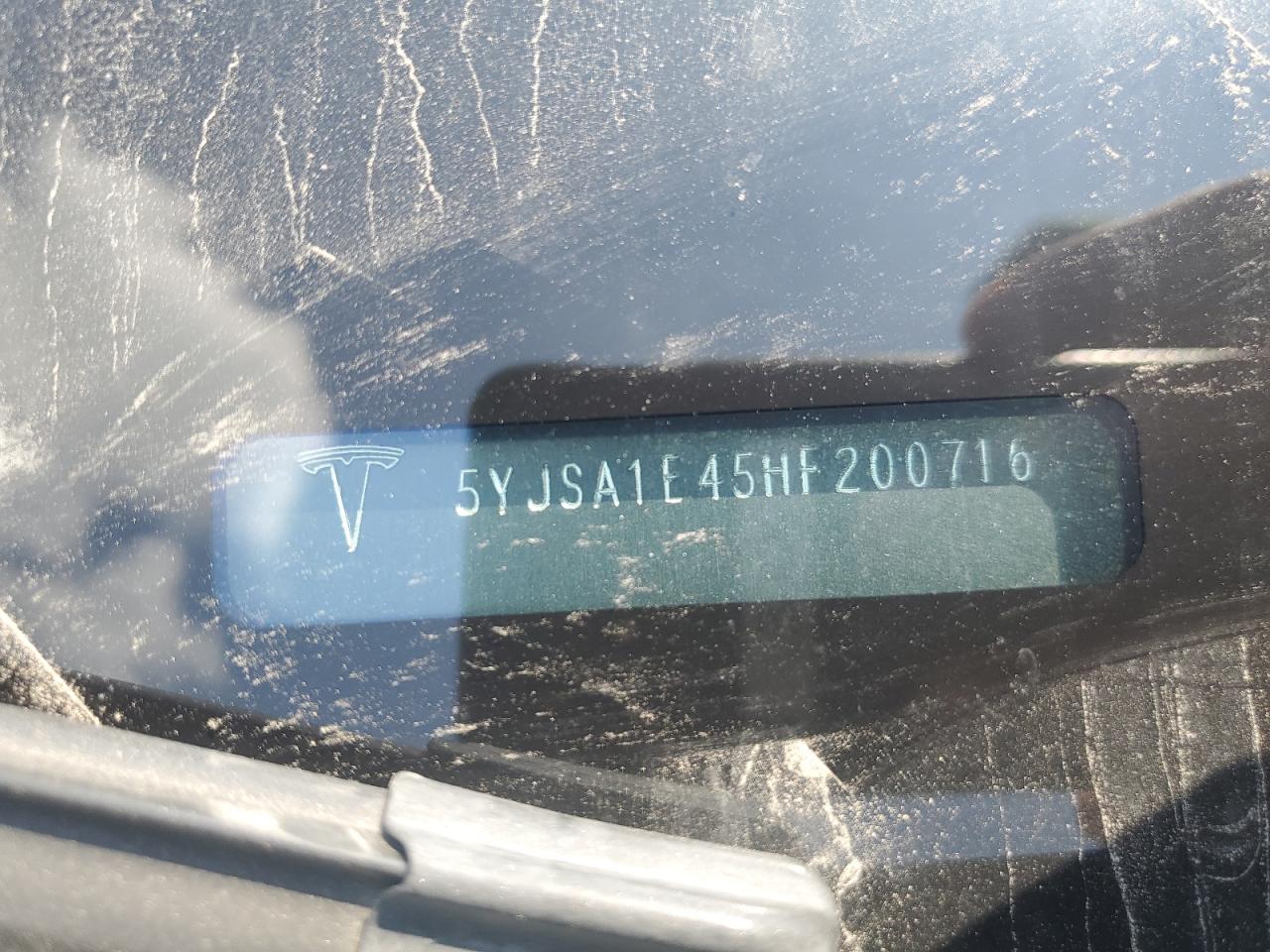 2017 Tesla Model S VIN: 5YJSA1E45HF200716 Lot: 67424795