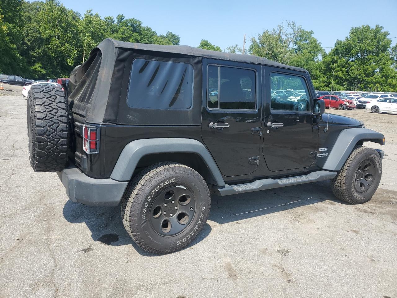 2014 Jeep Wrangler Unlimited Sport black null flexible 1C4BJWDG5EL269407 photo #4