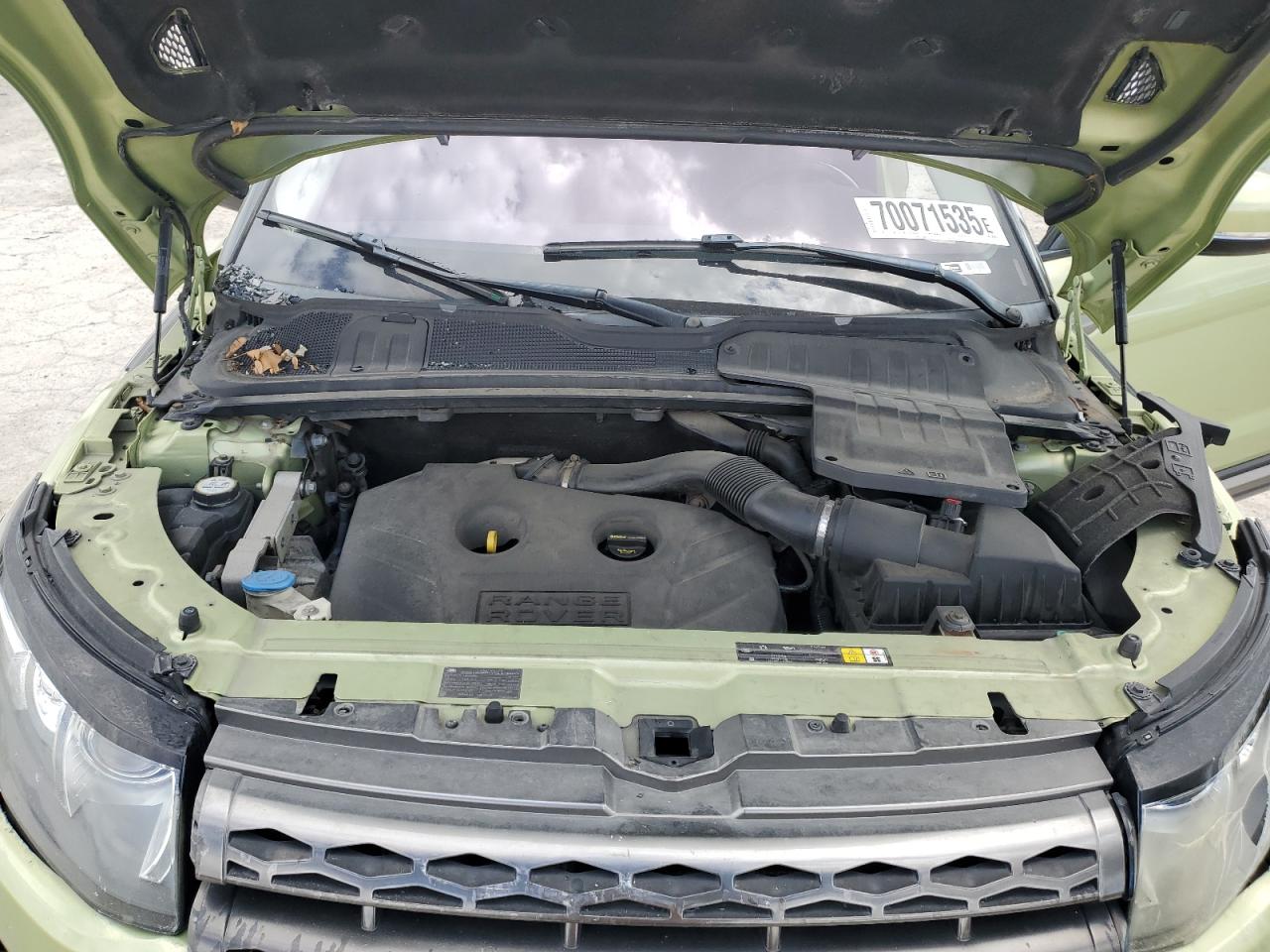 2012 Land Rover Range Rover Evoque Pure Plus VIN: SALVP1BG6CH700217 Lot: 70071535
