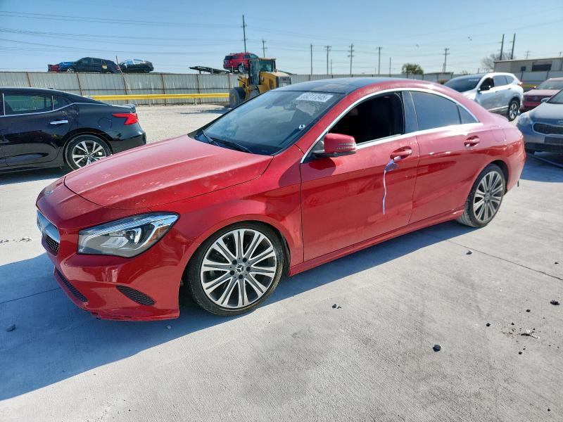  MERCEDES-BENZ CLA-CLASS 2018 Czerwony