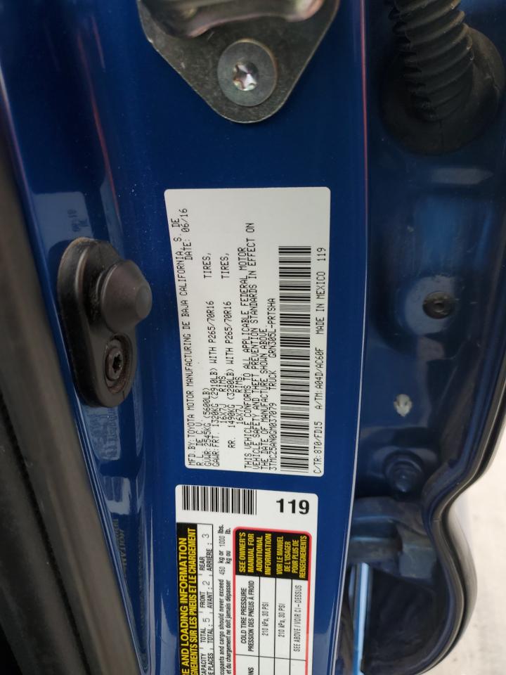 2016 Toyota Tacoma Double Cab VIN: 3TMCZ5AN0GM037079 Lot: 70552345