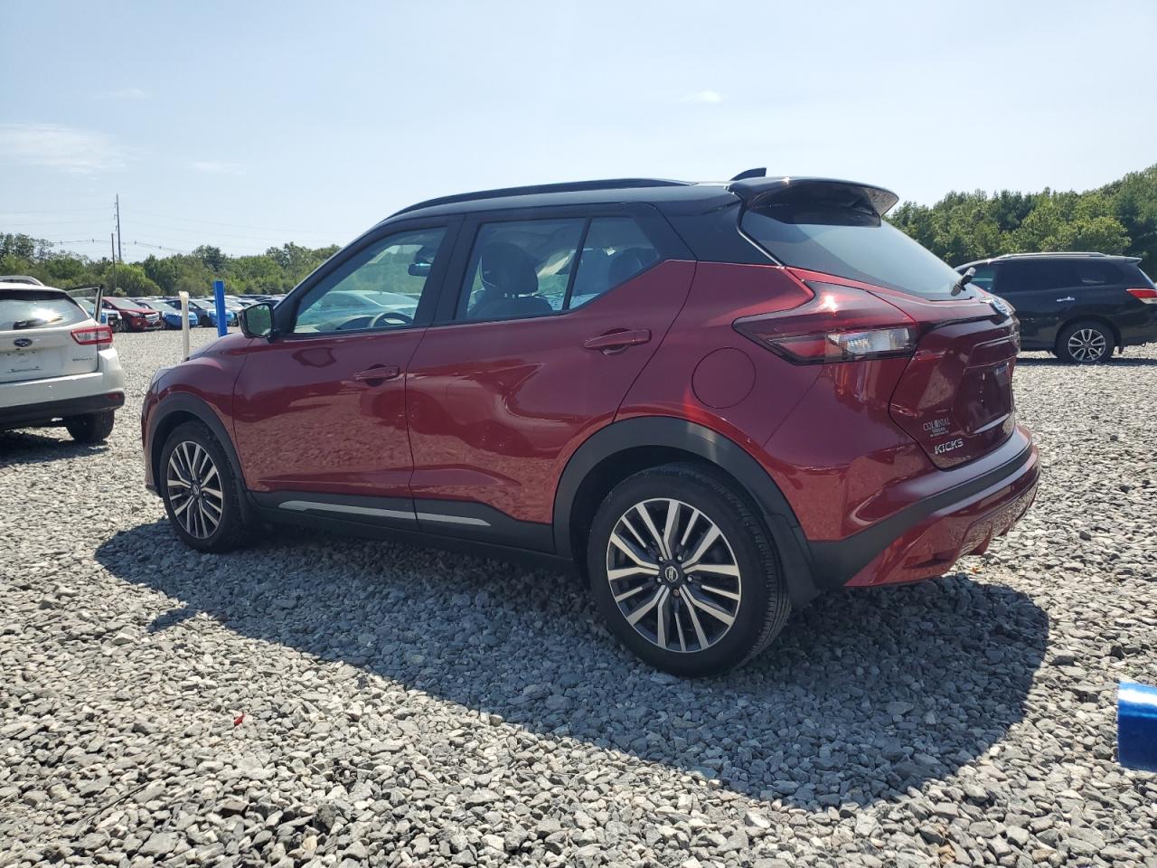 2021 Nissan Kicks Sr red null gas 3N1CP5DV7ML489505 photo #3