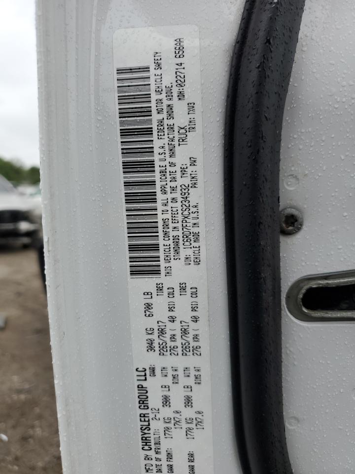 2012 Dodge Ram 1500 St VIN: 1C6RD7FPXCS234932 Lot: 68897635