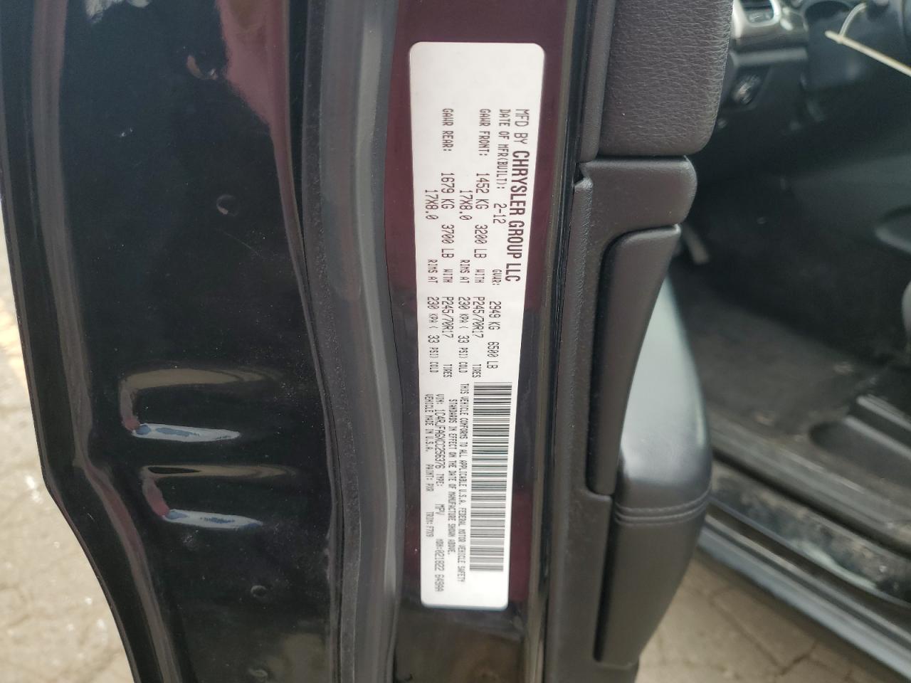 2012 Jeep Grand Cherokee Laredo VIN: 1C4RJFAGXCC256376 Lot: 70875805