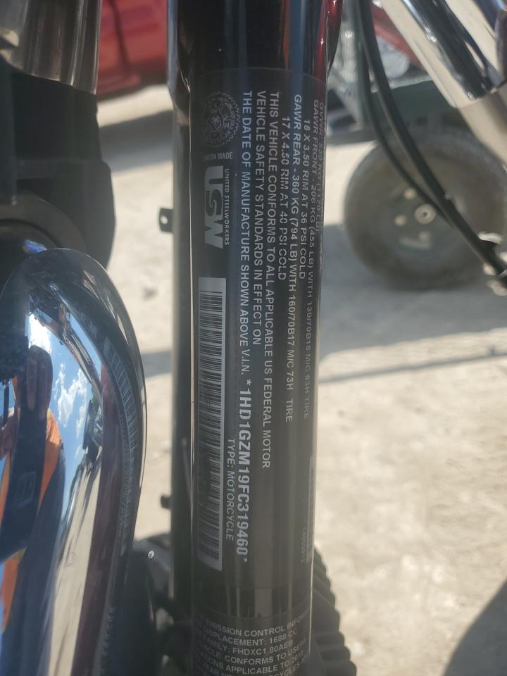 2015 Harley-Davidson Fld Switchback VIN: 1HD1GZM19FC319460 Lot: 68683915