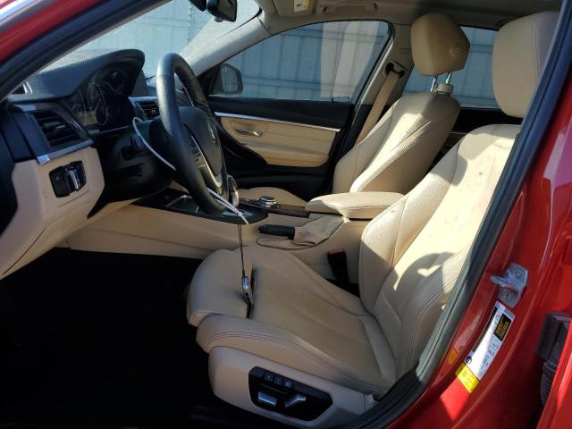  BMW 3 SERIES 2017 Czerwony