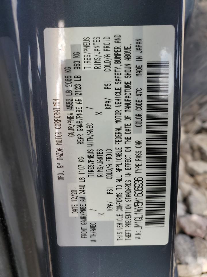 2021 Mazda 6 Grand Touring Reserve VIN: JM1GL1WY5M1606936 Lot: 70264645