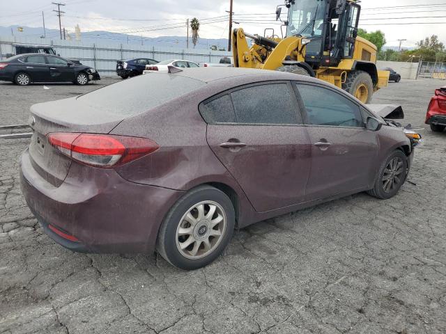  KIA FORTE 2017 Burgundy