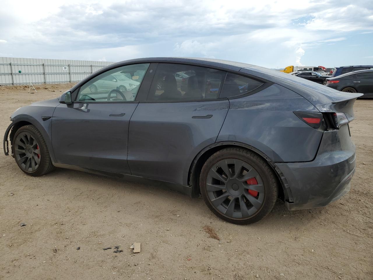2023 Tesla Model Y grey null electric 7SAYGDEF7PF597116 photo #3